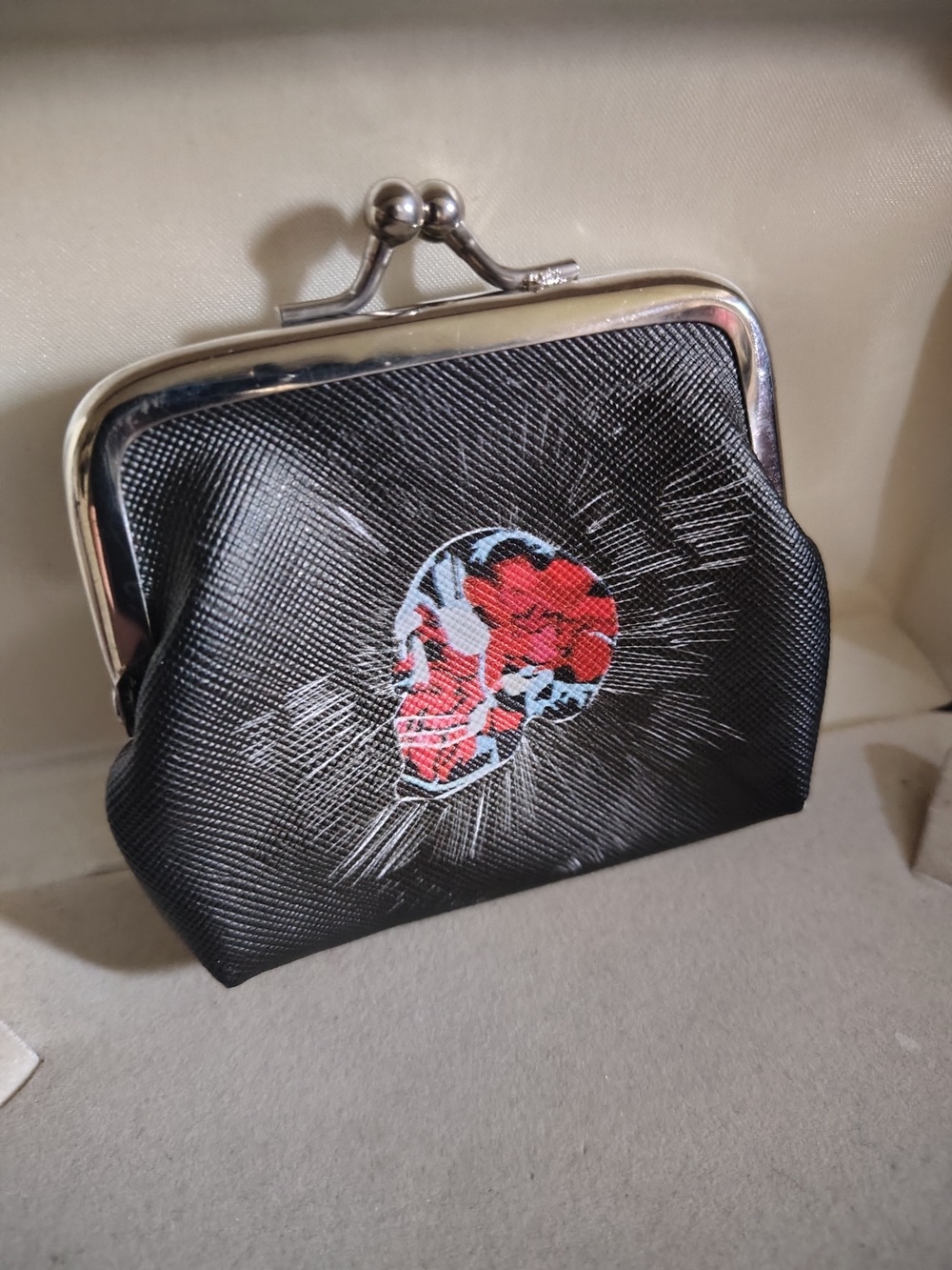 💀👛 Brand New Gothic Skull Coin Purse (Kiss Lock Clasp) 💀👛
